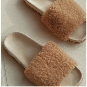 NEW Jenni Kayne Shearling Slide Sandal